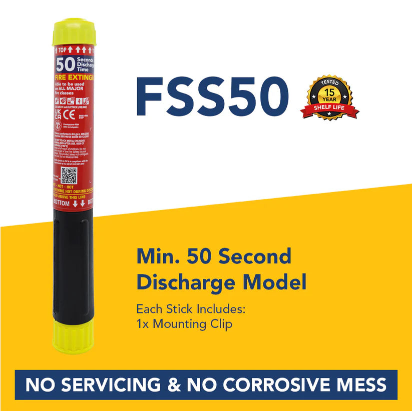 50 Second Fire Safety Stick